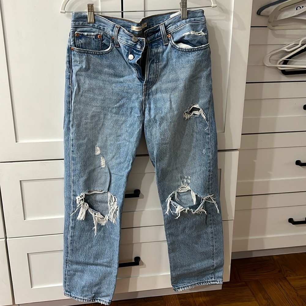 Levi Wedgie Straight Jeans